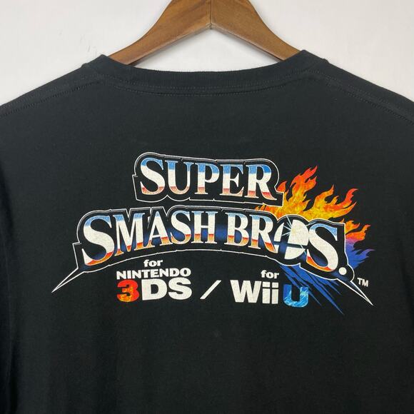 Nintendo | RARE SDCC 2014 Super Smash Bros. Wii U 3DS Black E3 Promotional Shirt - Picture 3 of 5